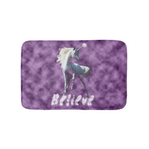 Croyez au tapis de bain de licornes