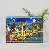 Croyez avec la carte de feuille de feuille d'étoil (Debout devant)