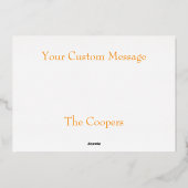 Croyez avec la carte de feuille de feuille d'étoil (Verso)