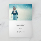 Croyez Carte de voeux photo de vacances (Intérieur)