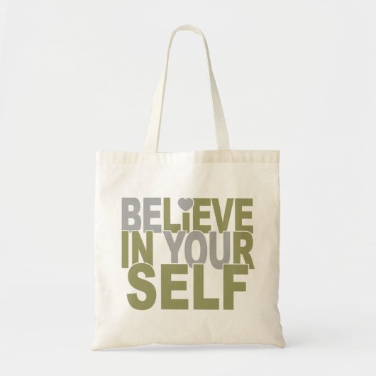 CROYEZ DANS VOTRE sac - choisissez style, couleur (Devant)