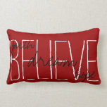 Croyez Dream Faith Hope Jeter Oreiller<br><div class="desc">Simple et mignon design chic lancer oreiller avec Believe, Dream, Faith et Hope dans la typographie manuscrite ou ajouter votre propre texte personnalisé. Fait un grand cadeau pour toutes les occasions. Cliquez sur "Customisez-le !" pour modifier la taille du texte, la couleur du texte, le style de police, ajoutez votre...</div>