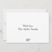 Croyez en la carte de Noël plate à thème magique (Dos)