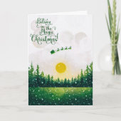 Croyez en la magie de la carte de Noël (Devant)