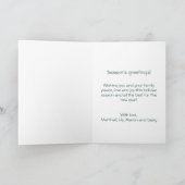 Croyez en la magie de la carte de Noël (Intérieur)