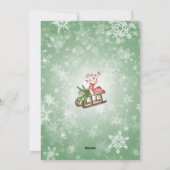 Croyez en la magie de la carte photo de Noël (Dos)