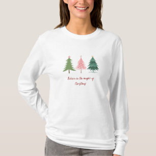 Croyez en la magie du t-shirt de Noël