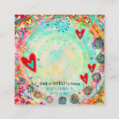 "Croyez en le meilleur" Cartes de bonté d'intégrit (Dos)