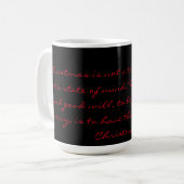 Croyez en Noël, Café Mug (Devant gauche)