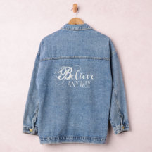 Croyez En Tout Cas - Veste Denim