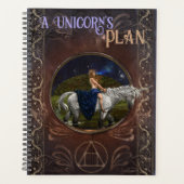 Croyez en Unicorn imaginaire art Planner (Devant)