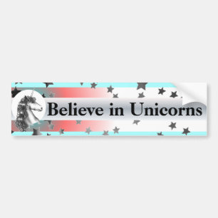 CROYEZ EN UNICORNS Bumper sticker