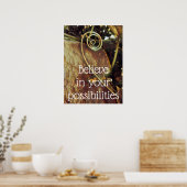 Croyez en vos possibilités Poster (Cuisine)