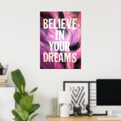 Croyez en vos rêves Poster (Bureau à domicile)