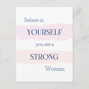 Croyez en votre carte postale / Encouragement pour