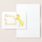 Croyez en votre carte unicorn (Affichage)