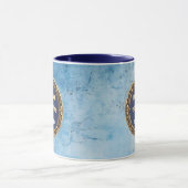 Croyez en Votre Douleur – Mug d'Affirmation Bleu F (Centre)