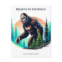 Croyez En Vous Bigfoot Carte Postale