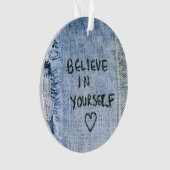 Croyez en vous Blue Denim Motivational (devant)