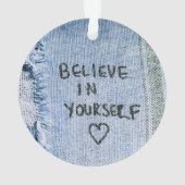 Croyez en vous Blue Denim Motivational (dos)