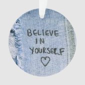 Croyez en vous Blue Denim Motivational (devant)