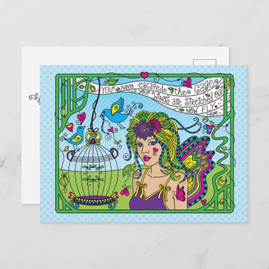 Croyez En Vous_ Carte Postale (Devant / Derrière)