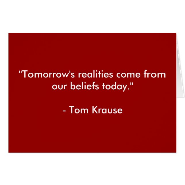 Croyez en vous-même ! (Devant Horizontal)