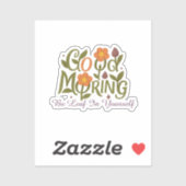 Croyez en Vous-même - Autocollant Bonjour (Feuille)