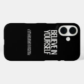 Croyez En Vous-Même coque iphone Motivationnel (Verso (horizontal))