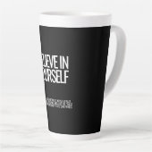 Croyez en vous-même Inspirationnel Citation Mug (Angle droit)