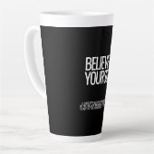 Croyez en vous-même Inspirationnel Citation Mug (Angle gauche)