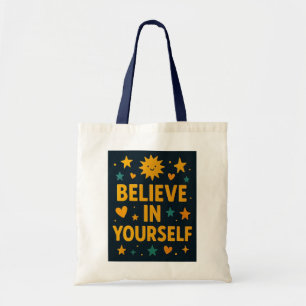 Croyez En Vous-Même Motivational Citation Sac four