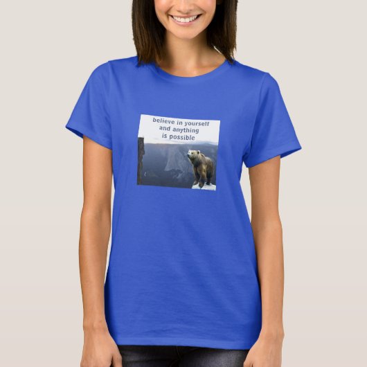 Croyez en vous (noir) T-shirt (Devant)