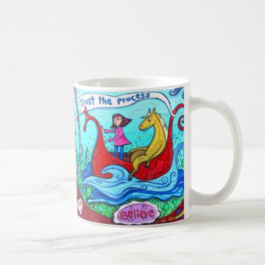 Croyez + Faites confiance à la tasse de café de (Droite)