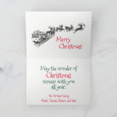 Croyez la carte de Noël Joyeux (Intérieur)