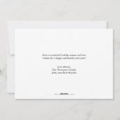 Croyez la carte photo de Noël (Dos)