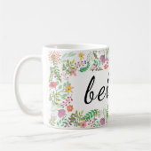 Croyez la tasse florale (Gauche)