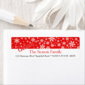 Croyez le Étiquette des fêtes de fêtes de snowflak (En situation)