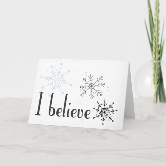 Croyez les cartes de Noël (Devant)