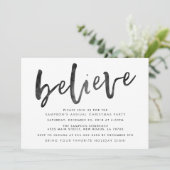 Croyez les invitations à la fête de Noël (Debout devant)