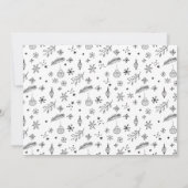 Croyez les invitations à la fête de Noël (Dos)