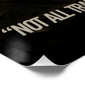 Croyez les signes : Bigfoot Empreinte Poster de la (Coin)