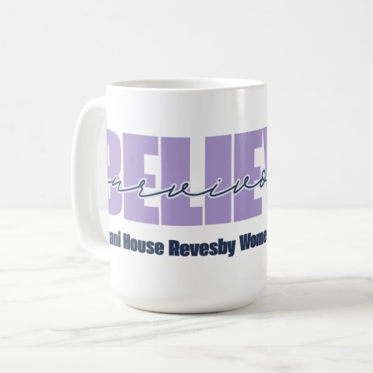 Croyez les survivants Mug (Devant gauche)