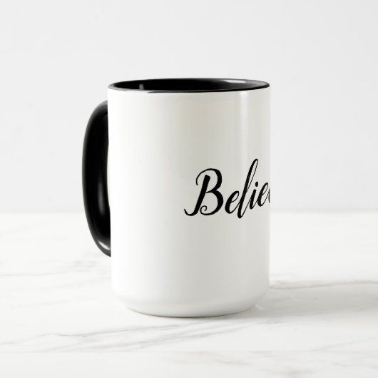 Croyez Mug (Devant gauche)