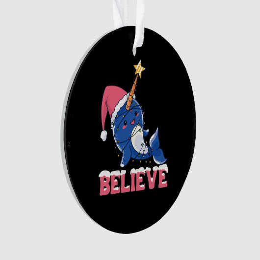 Croyez Narwhal Noël Fée Lumières (devant)