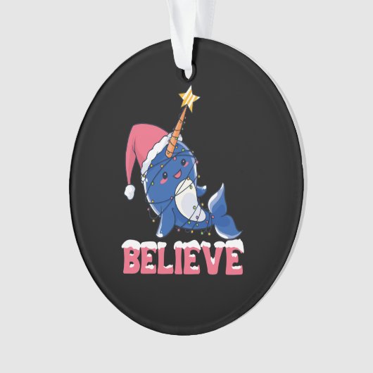 Croyez Narwhal Noël Fée Lumières (devant)