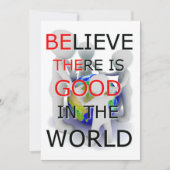 Croyez qu'il y a du bon dans la carte Monde (Devant)