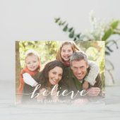 Croyez simplement l'olive du carte photo | de (Debout devant)