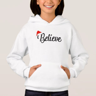Croyez sur le père noël - sweat - shirt à capuc