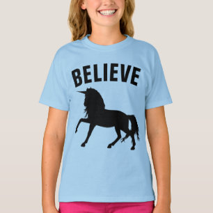 CROYEZ UNICORN T-shirts pour filles